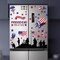 Patriotic Window Clings Stickers Double-Sided USA Stars Shape (Patriotic Clings)